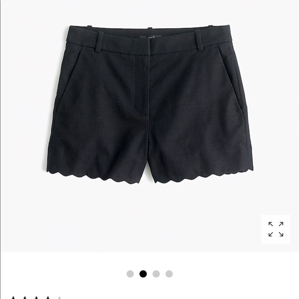 JCrew scalloped shorts NWOT